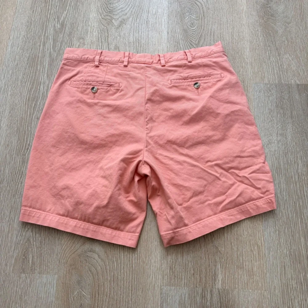 Peter Millar‎ Pilot Twill Men's 34 Pink Pima Cotton Stretch Chino Golf Shorts